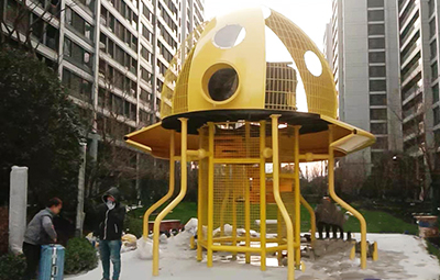 房地產(chǎn)章魚(yú)不銹鋼滑梯項目