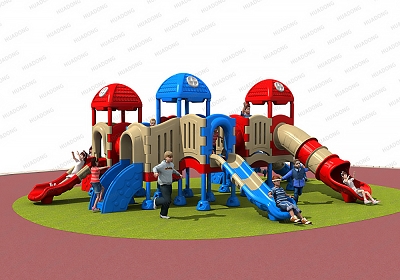 全塑料 HD-LSL001兒童滑梯、