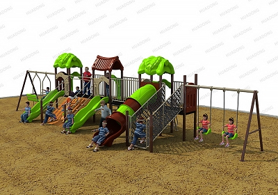 花園游樂(lè ) HD-LHY015-兒童滑梯