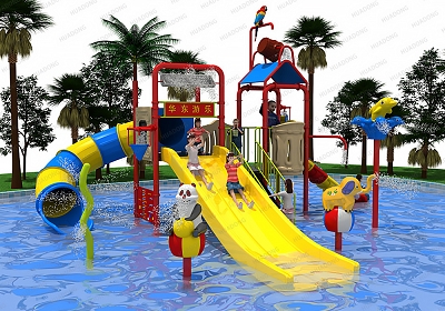 水上樂(lè )園 HD-LSH008-兒童滑梯