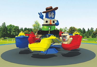 旋轉樂(lè )園 機器貓轉椅HD-