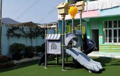 樂(lè )清幼兒園別墅屋小滑梯案例