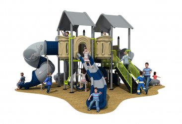 別墅屋 HD-HBW016-兒童滑梯、