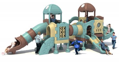 全塑料 HD-LSL021兒童滑梯、