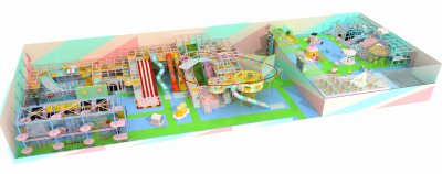 淘氣堡室內闖關(guān)主題親子