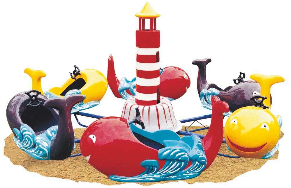 旋轉樂(lè )園 海塔大頭魚(yú)六座