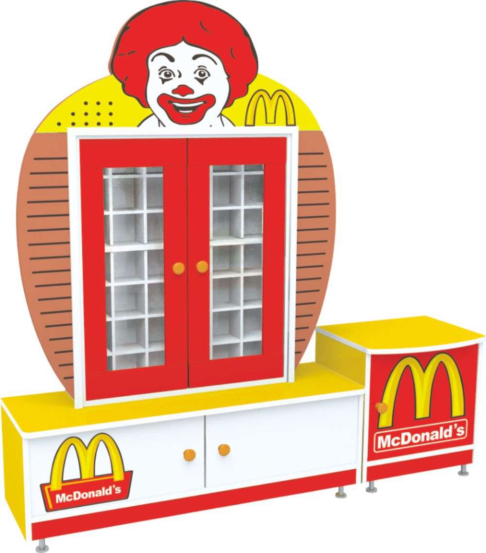 柜子、書(shū)架 麥當勞造型茶