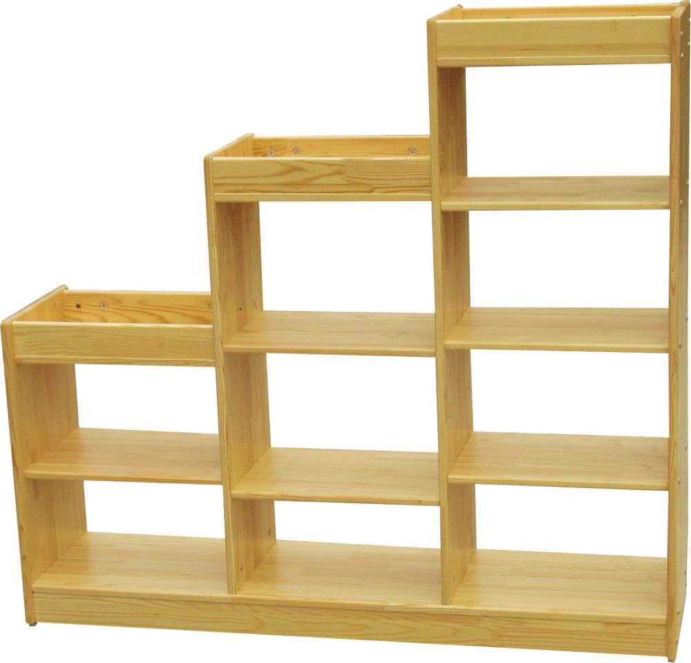 柜子、書(shū)架 樟子松梯式柜